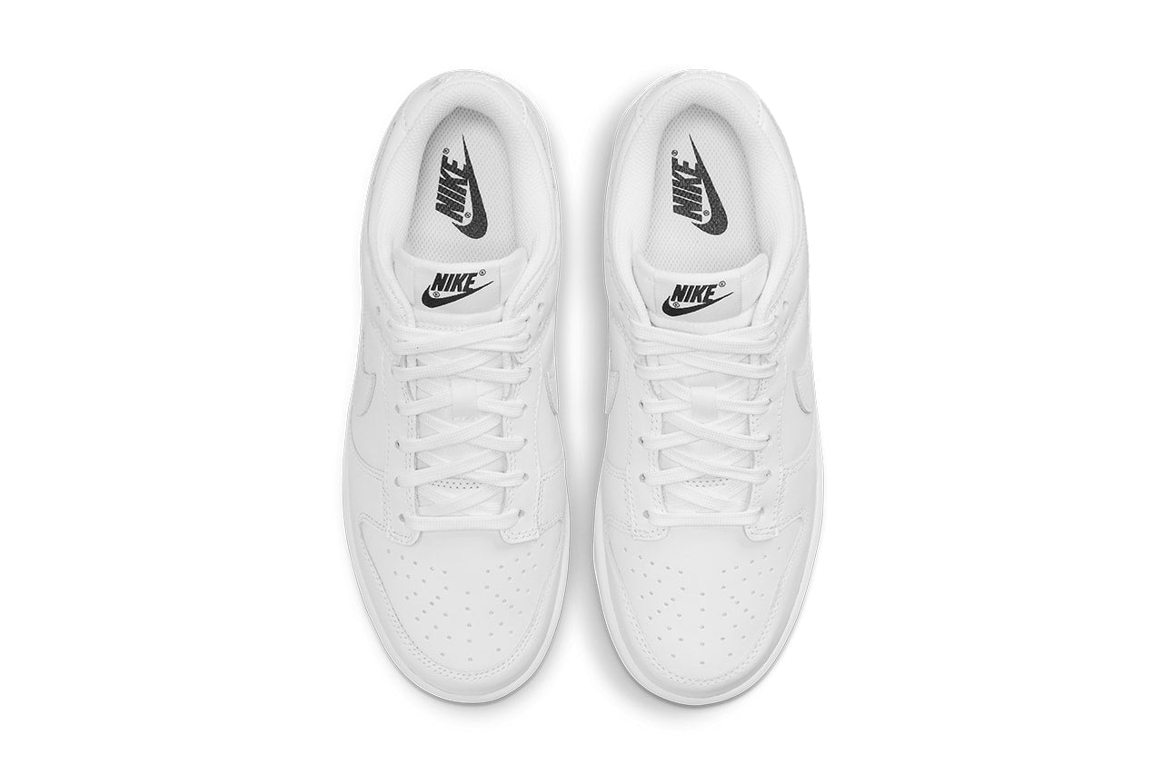 Nike Women's Dunk Low Shoes - White / White