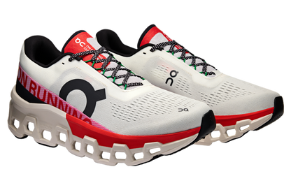 On Running Men's Cloudmonster 2 Shoes - Ivory / Silver - Shopsportive