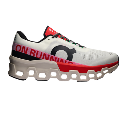 On Running Men's Cloudmonster 2 Shoes - Ivory / Silver - Shopsportive