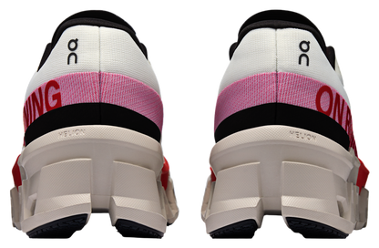 On Running Women's Cloudmonster 2 Shoes - Ivory / Red - Shopsportive