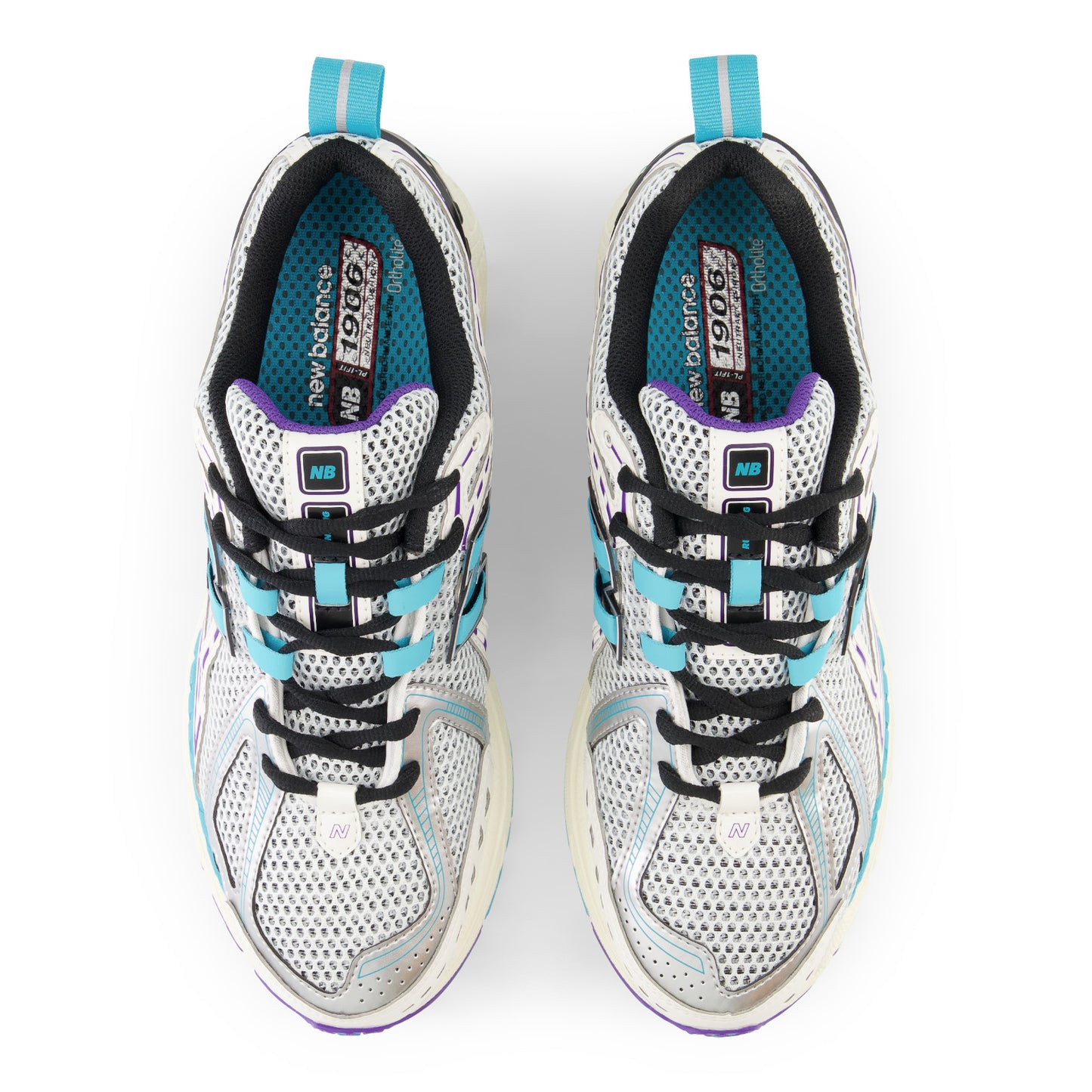 New Balance Unisex 1906r Charlotte Hornets Shoes - White / Virtual Blue / Purple - Shopsportive