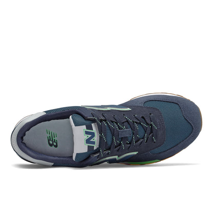 New Balance Men's 574 Shoes - Natural Indigo / Marblehead - Shopsportive