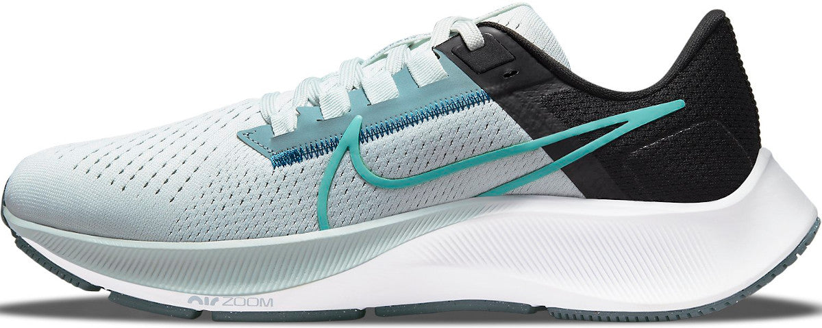 Nike Women's Air Zoom Pegasus 38 Shoes - Ghost Aqua / Aviator Grey / Black / Washed Teal