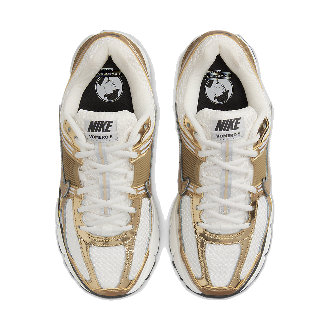 Nike Women's Zoom Vomero 5 Shoes - Photon Dust / Metallic Gold / Gridiron / Sail - Shopsportive