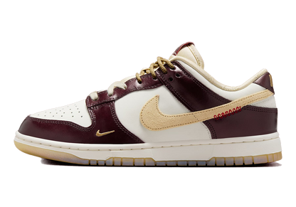 Nike Women's Dunk Low Lx Shoes - Burgundy Crush / Sail / Team Gold / Dark Red - Shopsportive