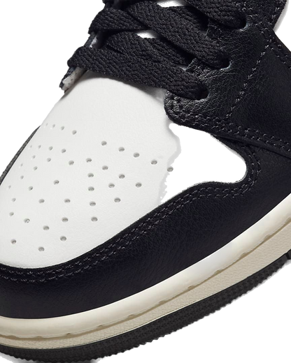 Nike Women's Air Jordan 1 Mid Shoes - Black / Gym Red / Sail / White - Shopsportive
