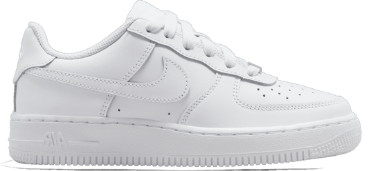 Nike Kids' Air Force 1 Low Le Shoes - White / White - Shopsportive