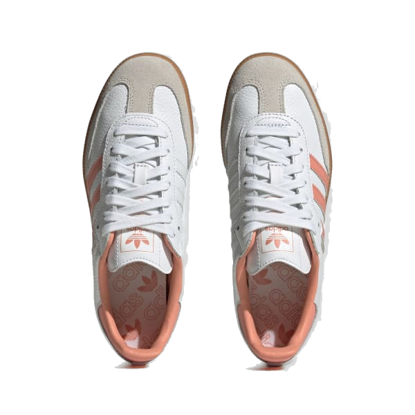 Adidas Women's Samba Og Shoes - Cloud White / Clear Orange / Semi Coral - Shopsportive