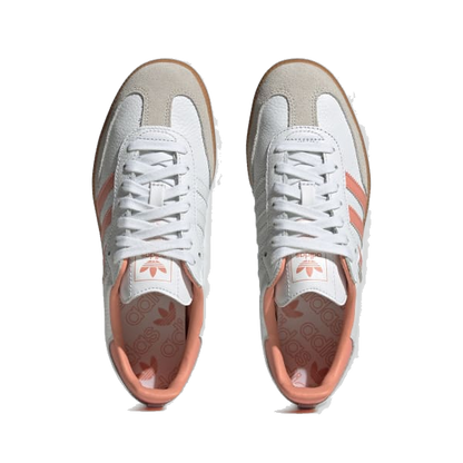 Adidas Women's Samba Og Shoes - Cloud White / Clear Orange / Semi Coral - Shopsportive
