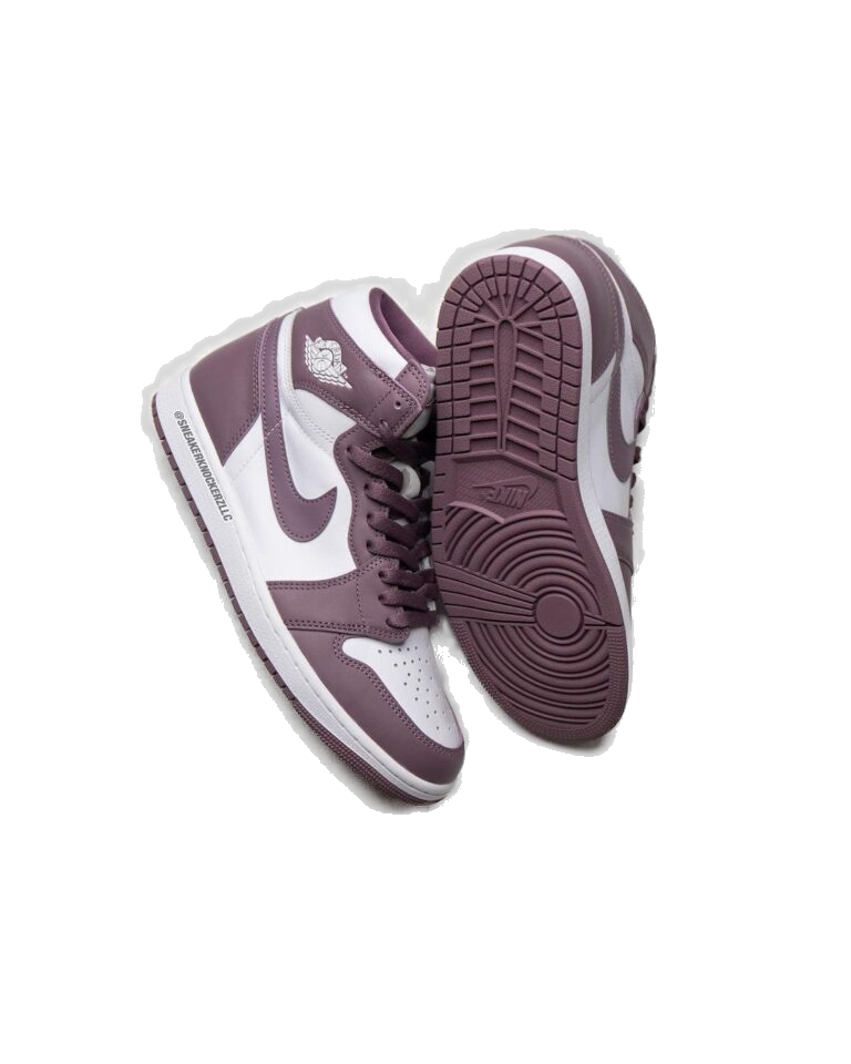 Nike Kids' Jordan 1 Retro High Og Shoes - White / Sky J Mauve - Shopsportive