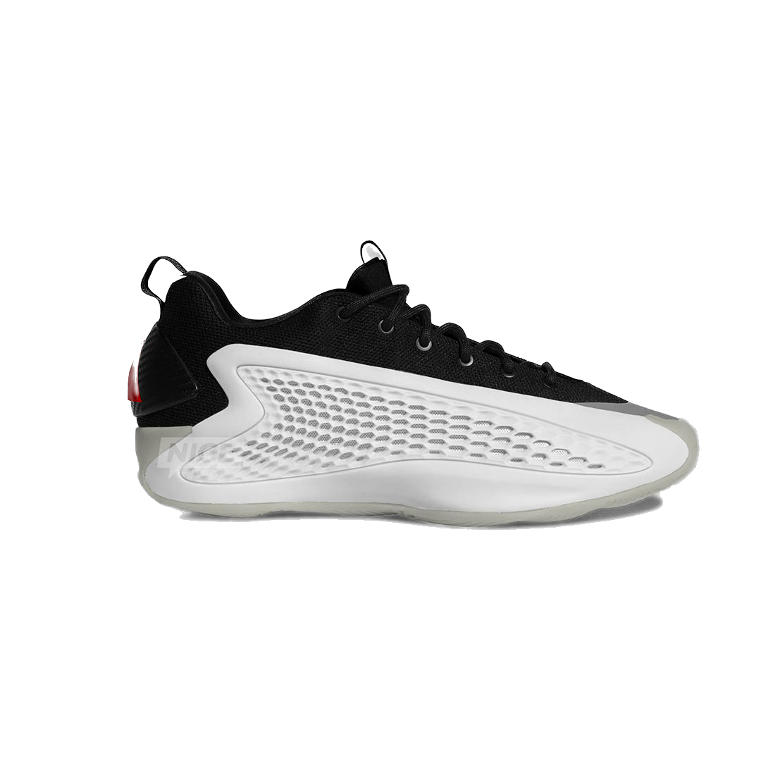 Adidas Men's Anthony Edwards 1 Low Shoes - White / Core Black / Lucid Red