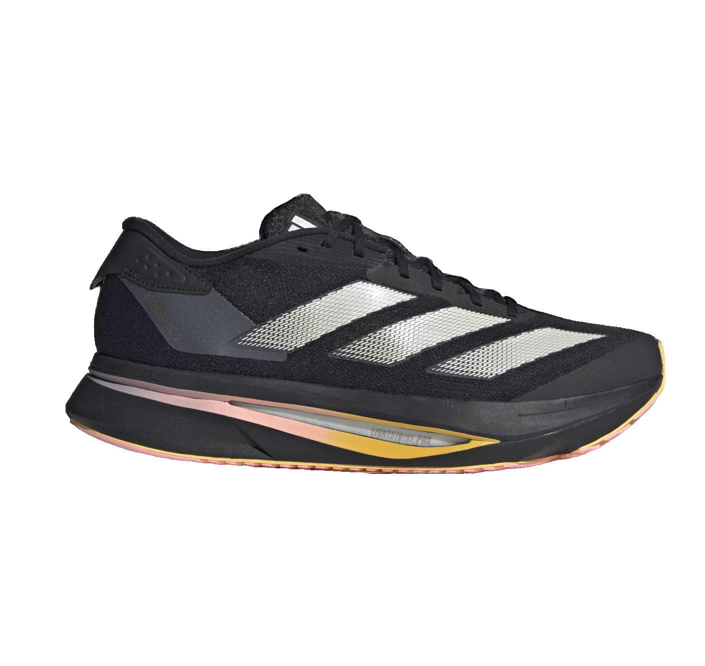 Adidas Men's Adizero Sl2 Shoes - Core Black / Zero Metallic / Spark - Shopsportive