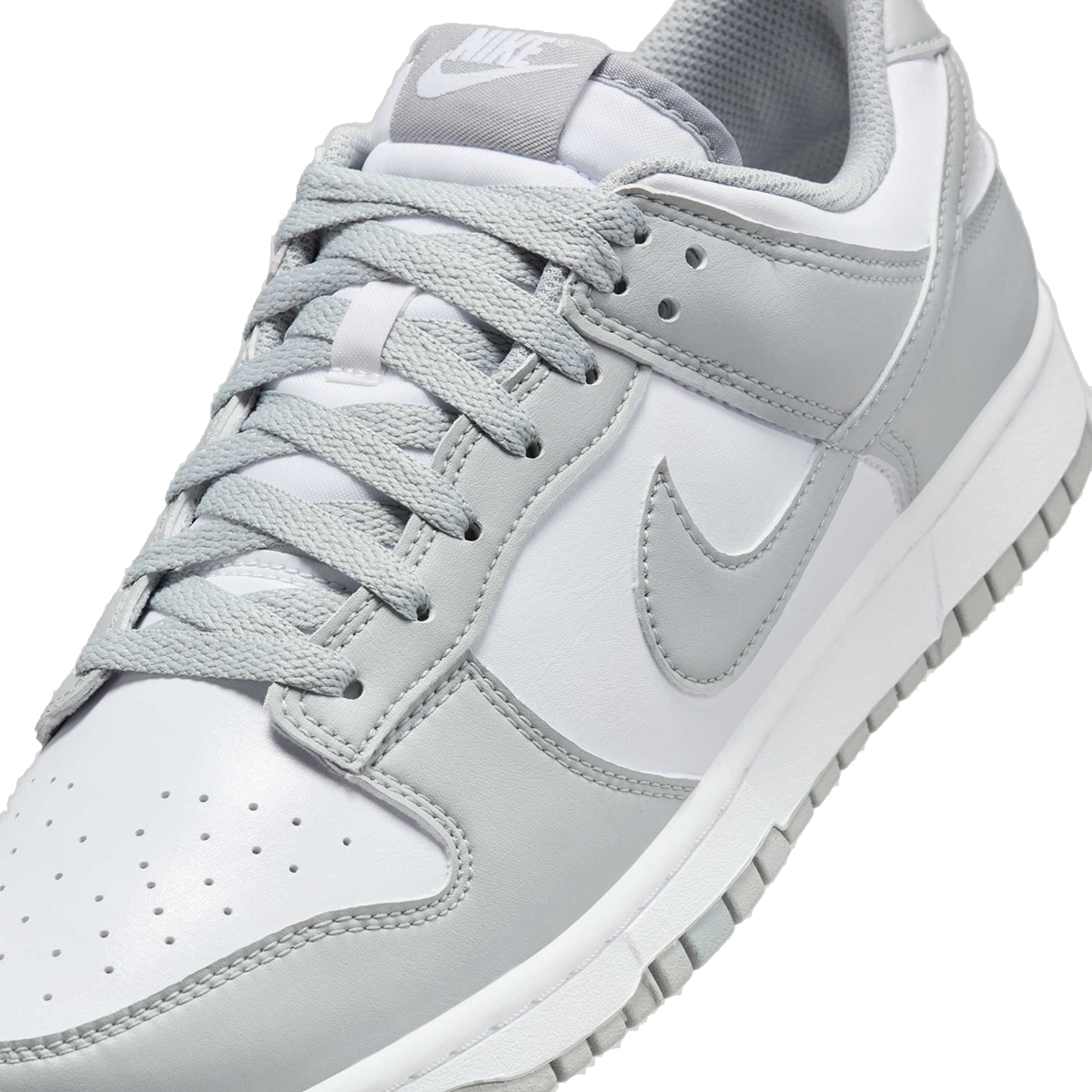 Nike Men's Dunk Low Shoes - White / Light Smoke Grey - Shopsportive
