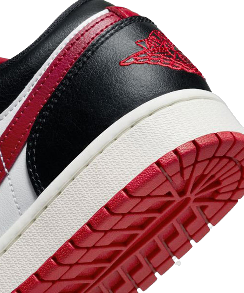 Nike Women's Air Jordan 1 Low Shoes - White / Black / Sail / Gym Red - Shopsportive