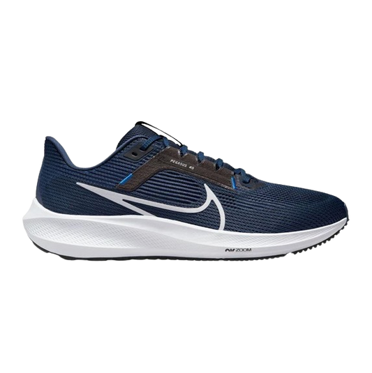 Nike Men's Pegasus 40 Shoes - Midnight Navy  /Black / Racer Blue / Pure Platinum