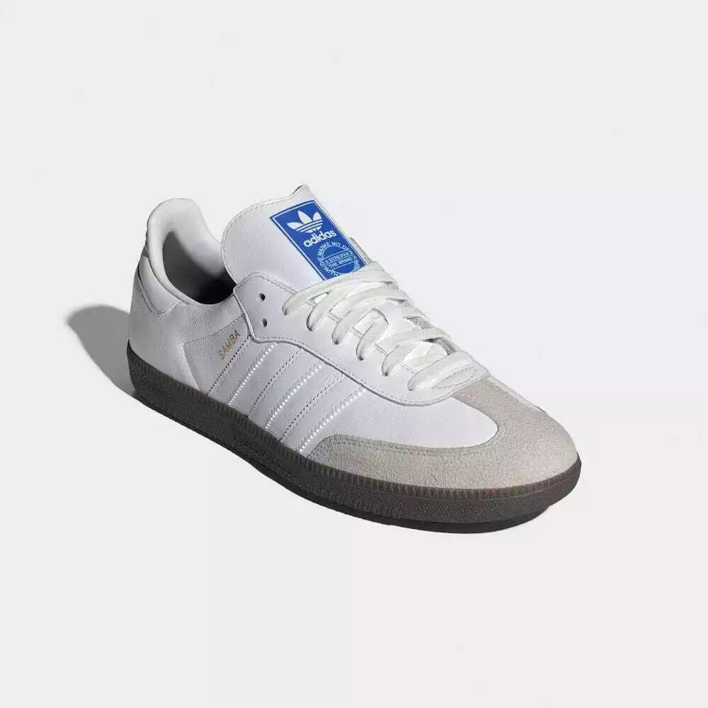 Adidas Men's Samba OG Shoes - Cloud White / Gum