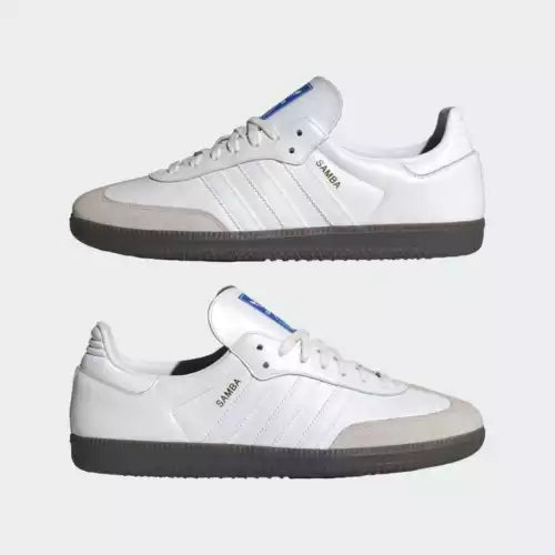 Adidas Men's Samba OG Shoes - Cloud White / Gum