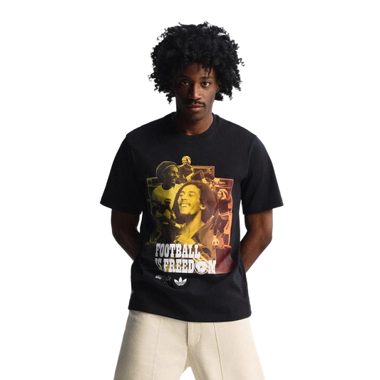 Adidas Men's Bob Marley Originals T-Shirt Apparel - Black - Shopsportive