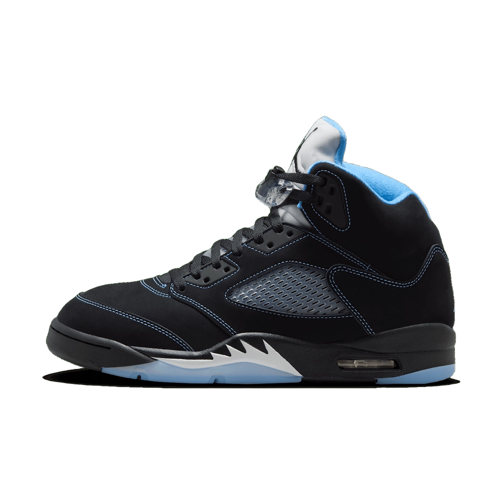 Nike Men's Air Jordan 5 Retro Shoes - Black / University Blue / White - Shopsportive