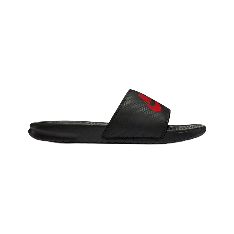 Nike Men's Benassi Jdi Shoes - Black / Challenge Red - Shopsportive