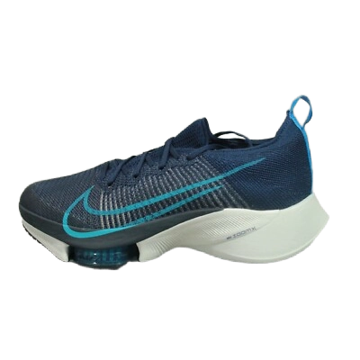 Nike Men's Air Zoom Tempo Next% Flyknit Shoes - College Navy / Platinum Tint / Lagoon Pulse / Chlorine Blue - Shopsportive