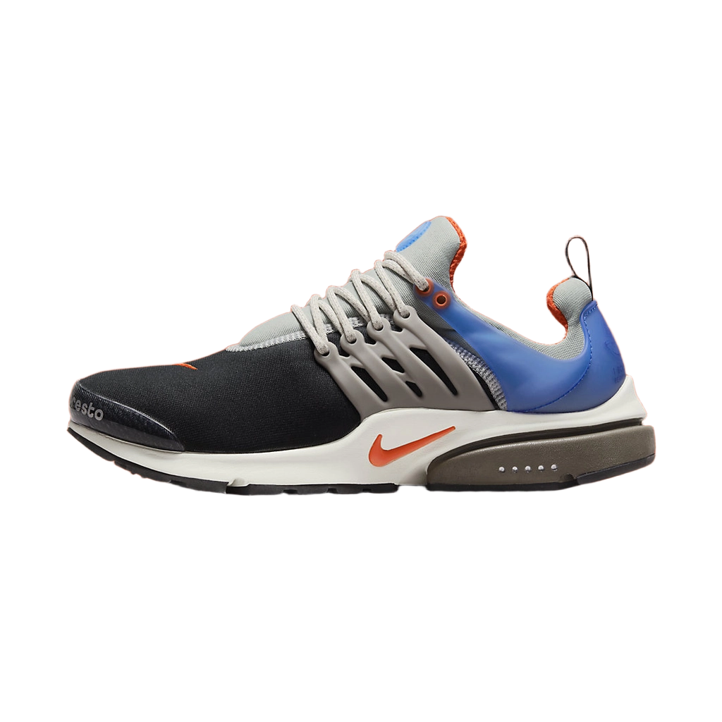 Nike Men's Air Presto Premium 'Shoe Shop' Shoes - Black / Team Orange / Dusty Sage / Racer Blue - Shopsportive