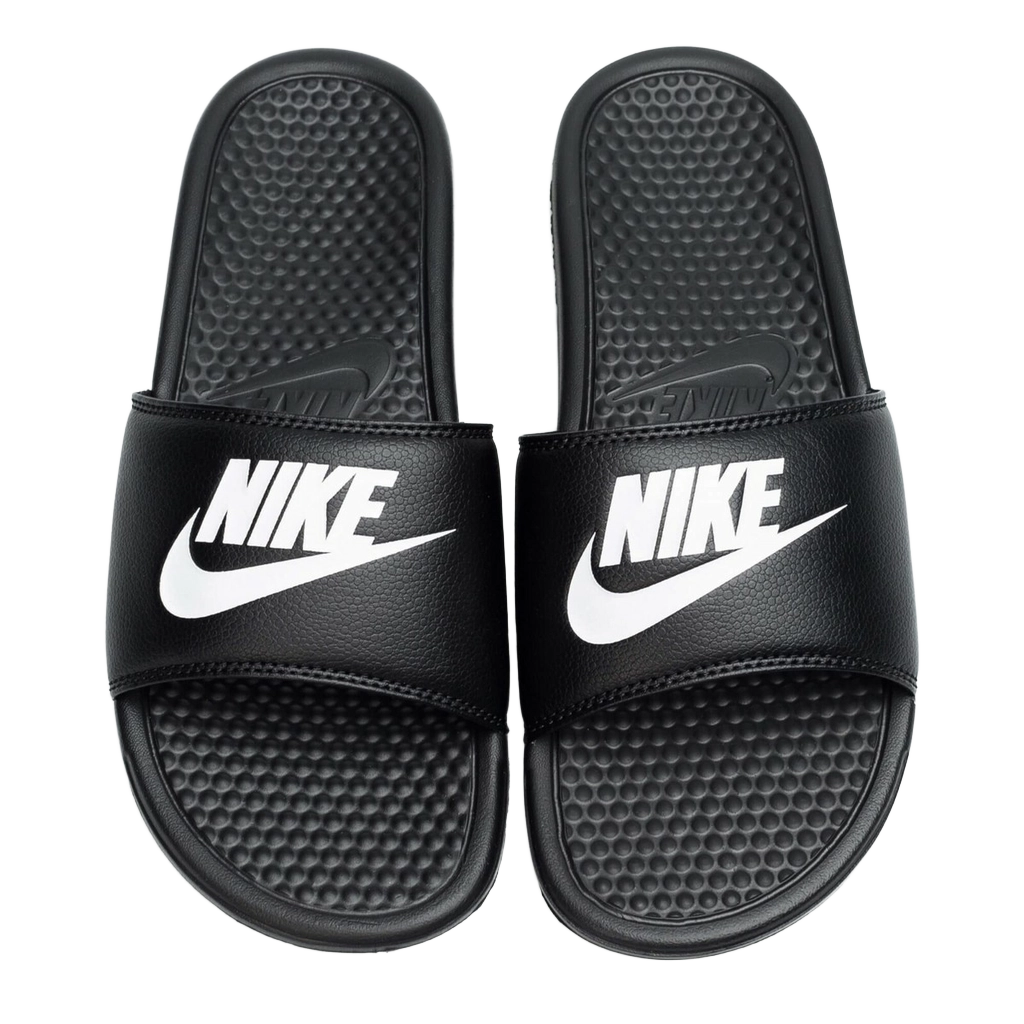 Nike Men's Benassi Jdi Slide Shoes - Black / White - Shopsportive