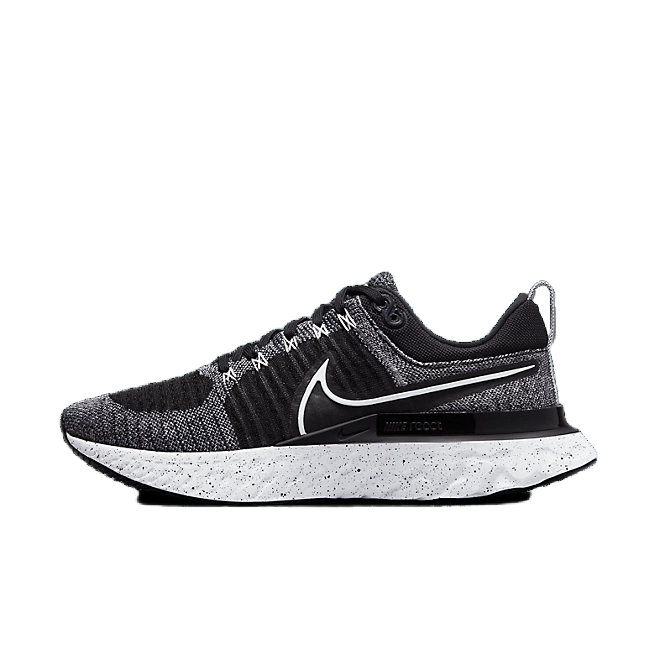 Nike Men's React Infinity Run Flyknit 2 Shoes - White / Black - Shopsportive