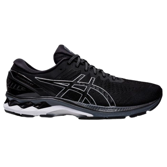 Asics Men's Gel Kayano 27 2e Wide Shoes - Black / Silver - Shopsportive