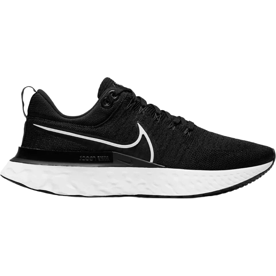 Nike Men's React Infinity Run Flyknit 2 Shoes - Black / White / Iron Grey - Shopsportive
