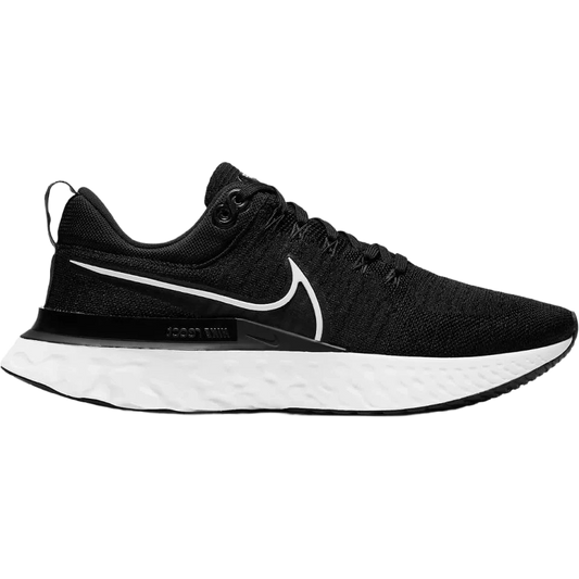 Nike Men's React Infinity Run Flyknit 2 Shoes - Black / White / Iron Grey - Shopsportive
