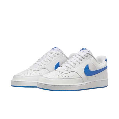 Nike Men's Court Vision Low Shoes - White / Royal Blue - Shopsportive
