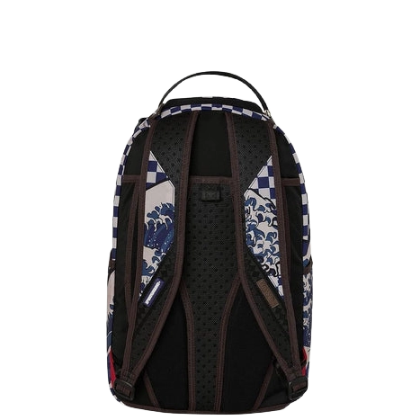 Sprayground Ichimatsu Moyo Backpack - Black / White - Shopsportive