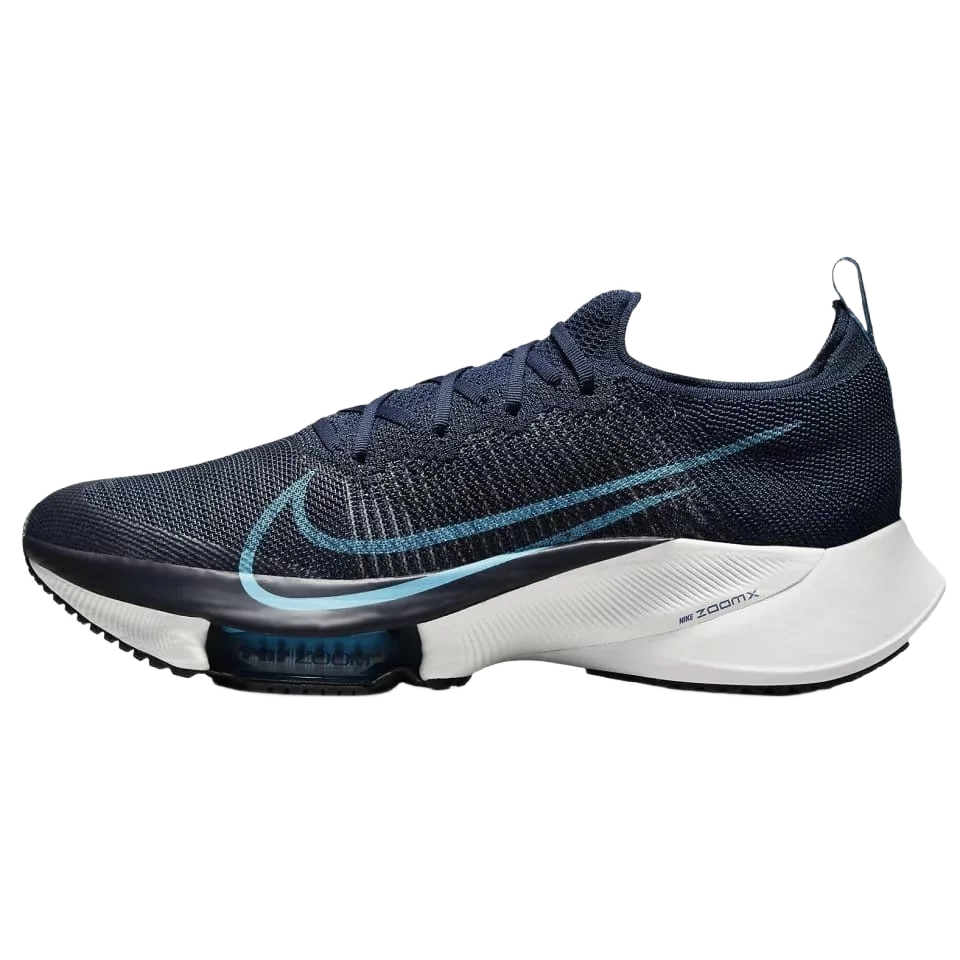 Nike Men's Air Zoom Tempo Next% Flyknit Shoes - College Navy / Platinum Tint / Lagoon Pulse / Chlorine Blue - Shopsportive