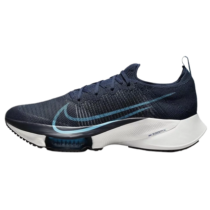 Nike Men's Air Zoom Tempo Next% Flyknit Shoes - College Navy / Platinum Tint / Lagoon Pulse / Chlorine Blue - Shopsportive