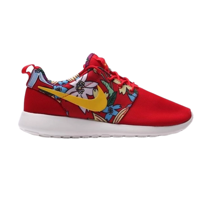 Nike Women's Roshe One Print 'Aloha Pack' Shoes - University Red / Tour Yellow / Sail - Shopsportive