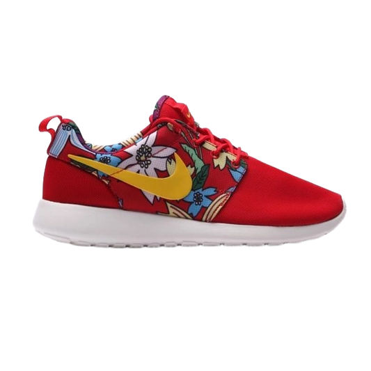 Nike Women's Roshe One Print 'Aloha Pack' Shoes - University Red / Tour Yellow / Sail - Shopsportive