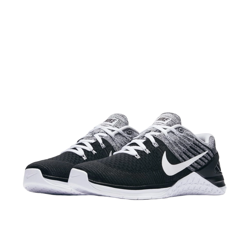 Nike Men's Metcon Dsx Flyknit Shoes - Black / White - Shopsportive