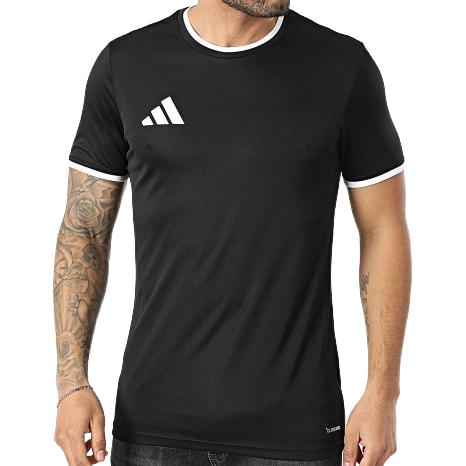 Adidas Men's Entrada 26 Jersey Apparel - Black / White - Shopsportive