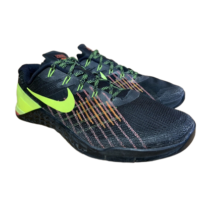 Nike Men's Metcon 3 Shoes - Black / Volt / Hyper Crimson / Hot Punch - Shopsportive