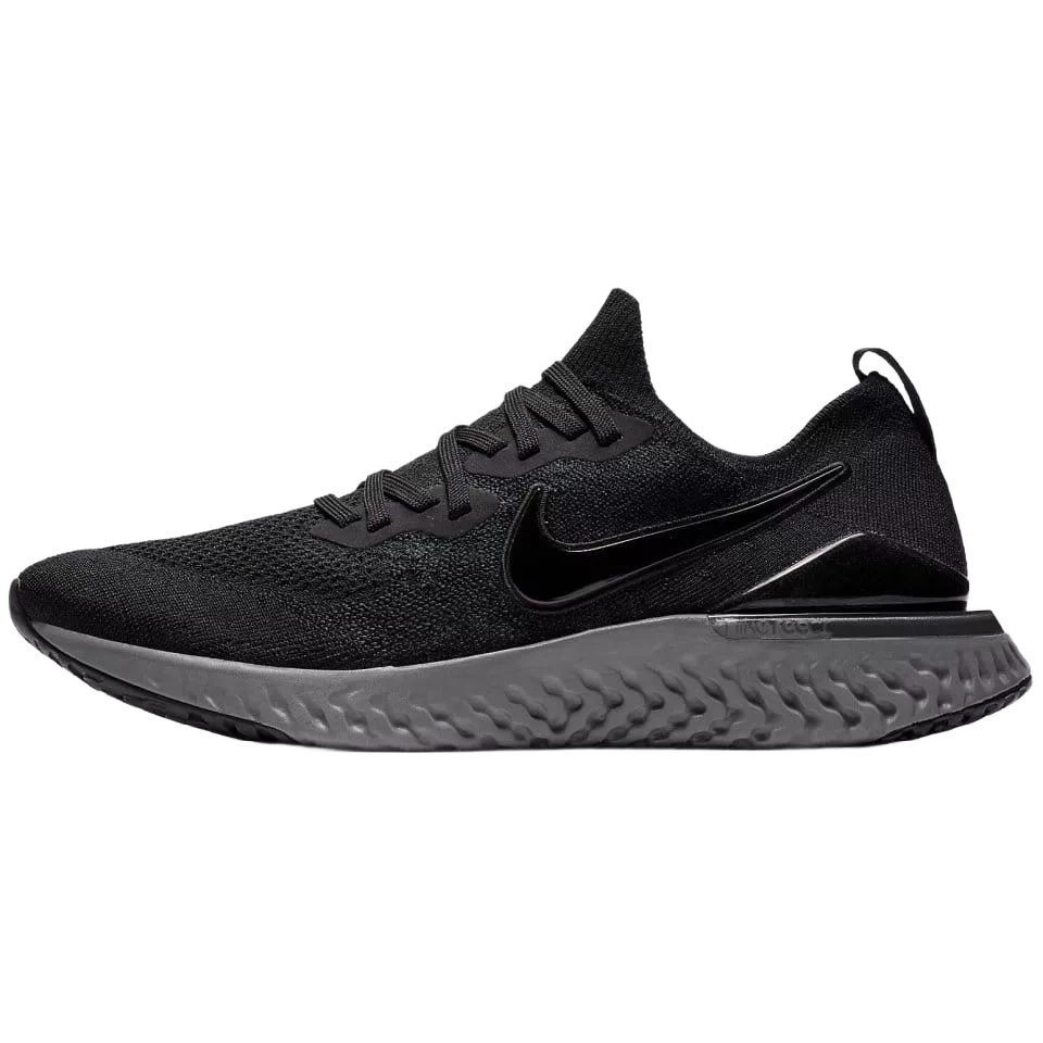 Nike Men's Epic React Flyknit 2 Shoes - Black / Anthracite / White / Gunsmoke - Shopsportive