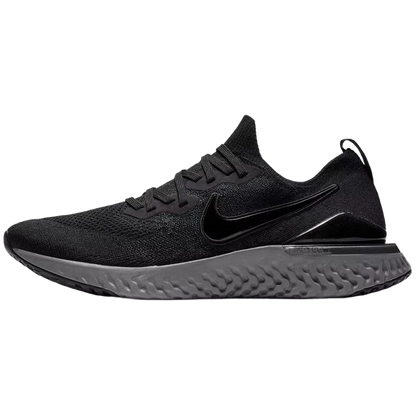 Nike Men's Epic React Flyknit 2 Shoes - Black / Anthracite / White / Gunsmoke - Shopsportive