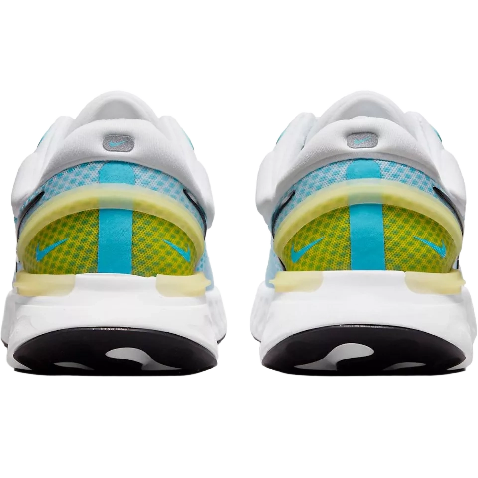 Nike Men's React Miler 3 Shoes - White / Chlorine Blue / Vivid Sulfur - Shopsportive