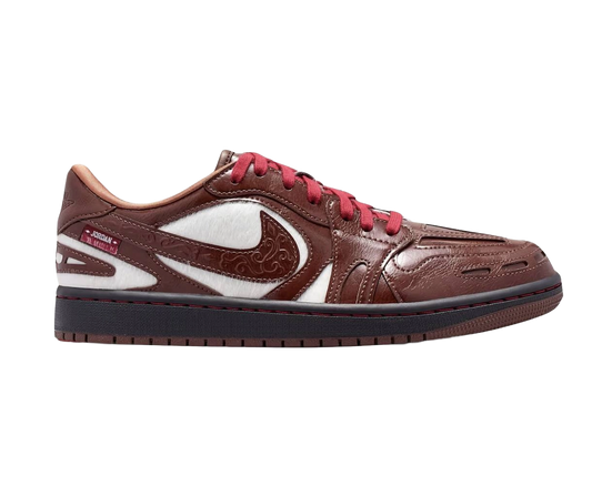 Nike Women's Air Jordan 1 Low Method Of Make V3 Year Of The Horse Shoes - Light Chocolate / Black / Dusty Peach / Sail / Team Crimson - Shopsportive