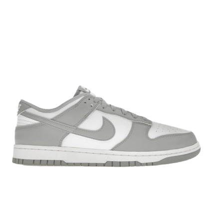 Nike Men's Dunk Low Shoes - White / Light Smoke Grey - Shopsportive