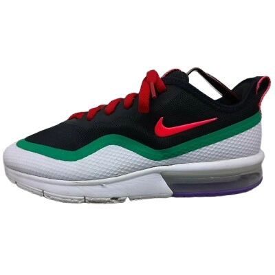 Nike Men's Air Max Sequent 4.5 Shoes - Black / Kinetic Green - Shopsportive