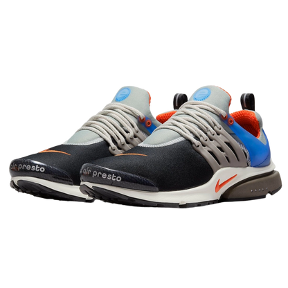 Nike Men's Air Presto Premium 'Shoe Shop' Shoes - Black / Team Orange / Dusty Sage / Racer Blue - Shopsportive