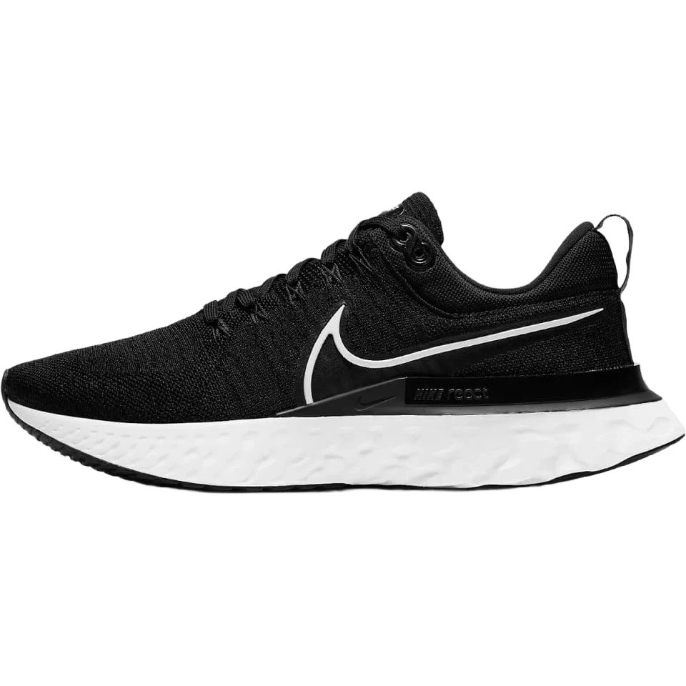 Nike Men's React Infinity Run Flyknit 2 Shoes - Black / White / Iron Grey - Shopsportive