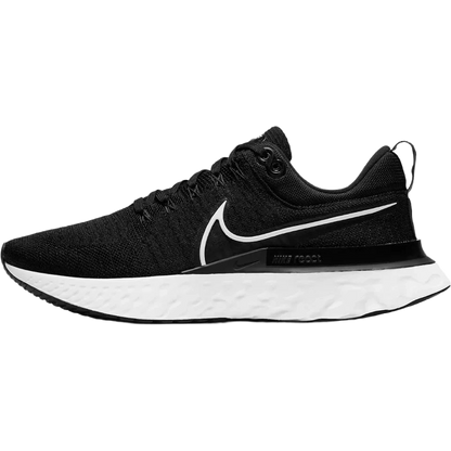 Nike Men's React Infinity Run Flyknit 2 Shoes - Black / White / Iron Grey - Shopsportive