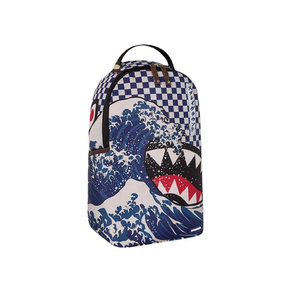 Sprayground Ichimatsu Moyo Backpack - Black / White - Shopsportive